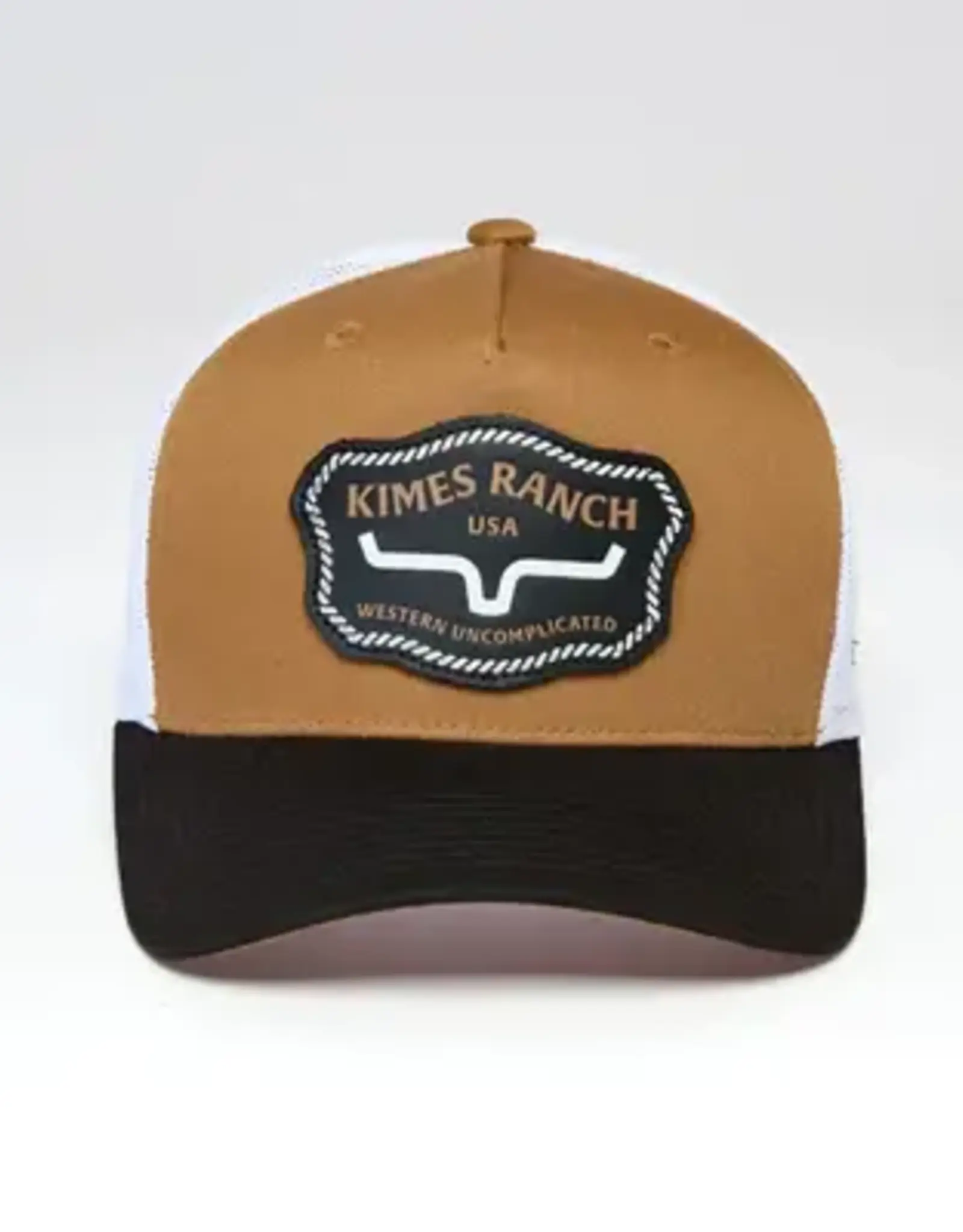 Kimes Ranch Hawkins WW Brown Patch Ball Cap