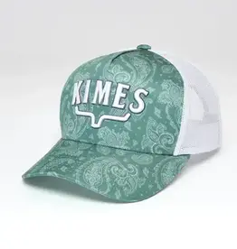 Kimes Ranch Bellevue Green Paisley Ball Cap