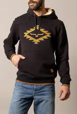 Kimes Ranch Mens Black Berger Hooded Pullover Sweatshirt