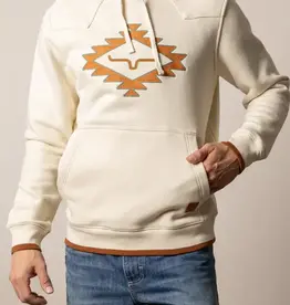 Kimes Ranch Mens Natural Berger Hooded Pullover Sweatshirt