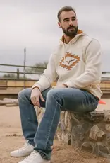 Kimes Ranch Mens Natural Berger Hooded Pullover Sweatshirt