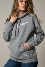 Kimes Womens Heather Grey Outlier Pullover Hoodie