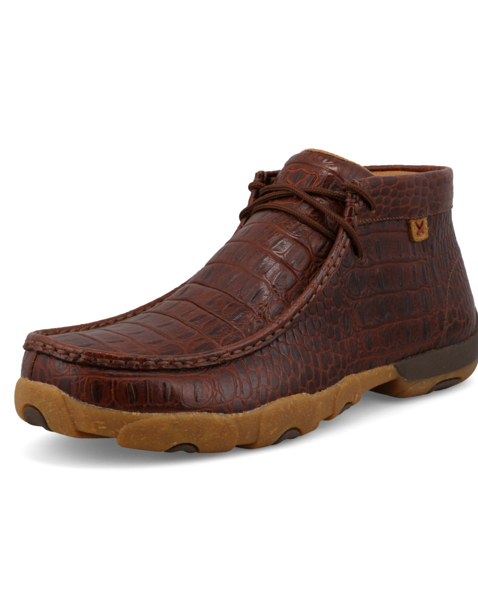 Mens Twisted X Caiman Print Chukka Driving Moc