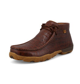 Mens Twisted X Caiman Print Chukka Driving Moc