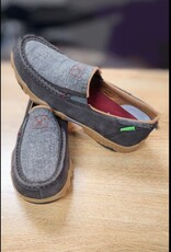 Mens Twisted X Eco Dust and Cocoa Slip On Driving Moc