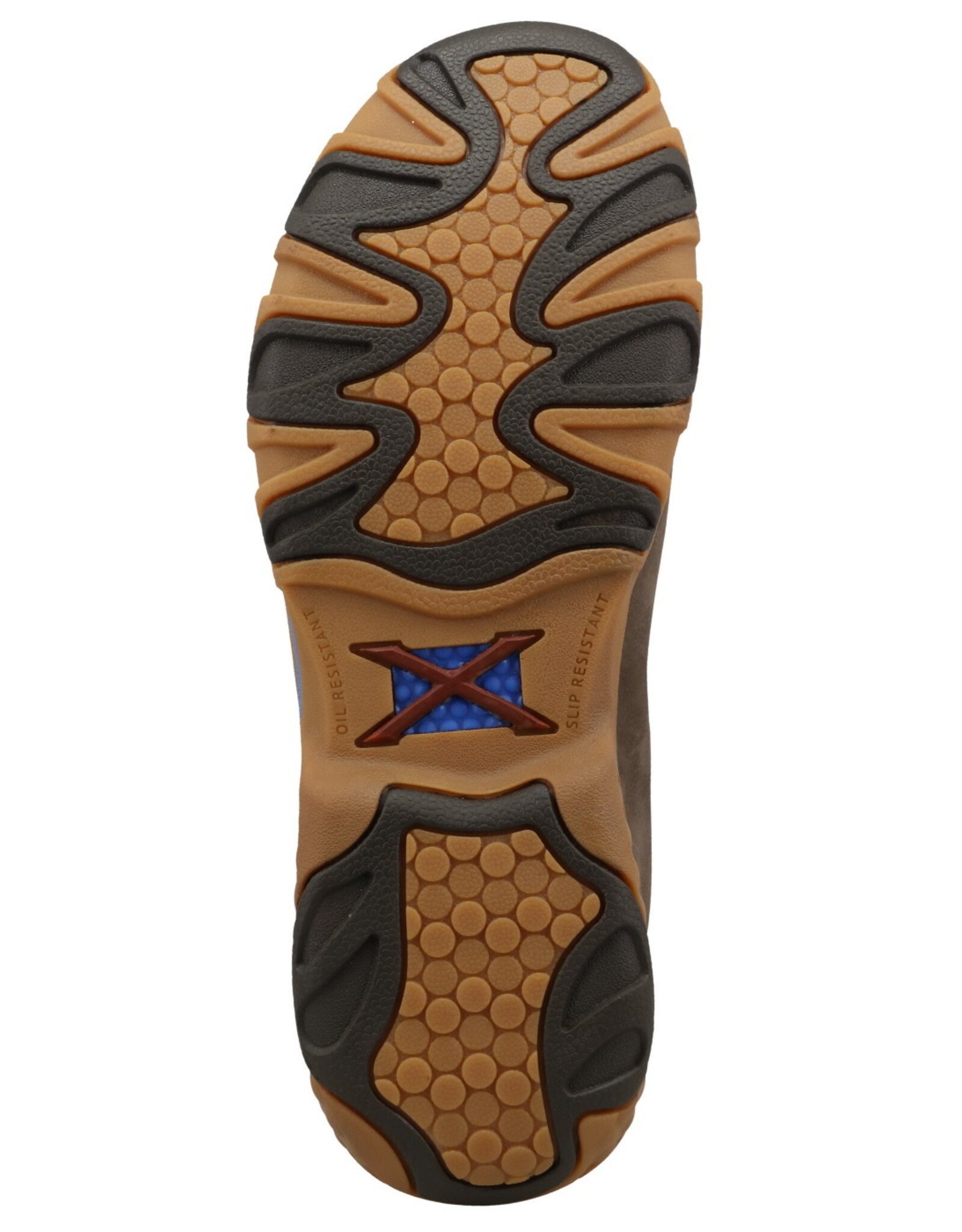 Mens Twisted X Eco Dust and Cocoa Slip On Driving Moc