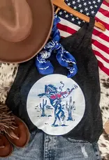 Arrow F Womens Desert Rodeo Western Graphic Tank Top