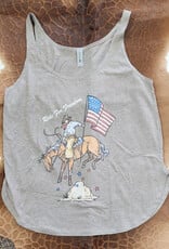 Arrow F Womens Ride For Freedom Western Graphic Tank Top