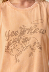 Ariat Womens Ariat Light Orange Wild Roper Tank Top