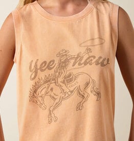 Ariat Womens Ariat Light Orange Wild Roper Tank Top