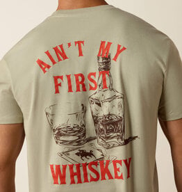 Ariat Mens Ariat Whisky Uno Classic Fit Short Sleeve T-Shirt