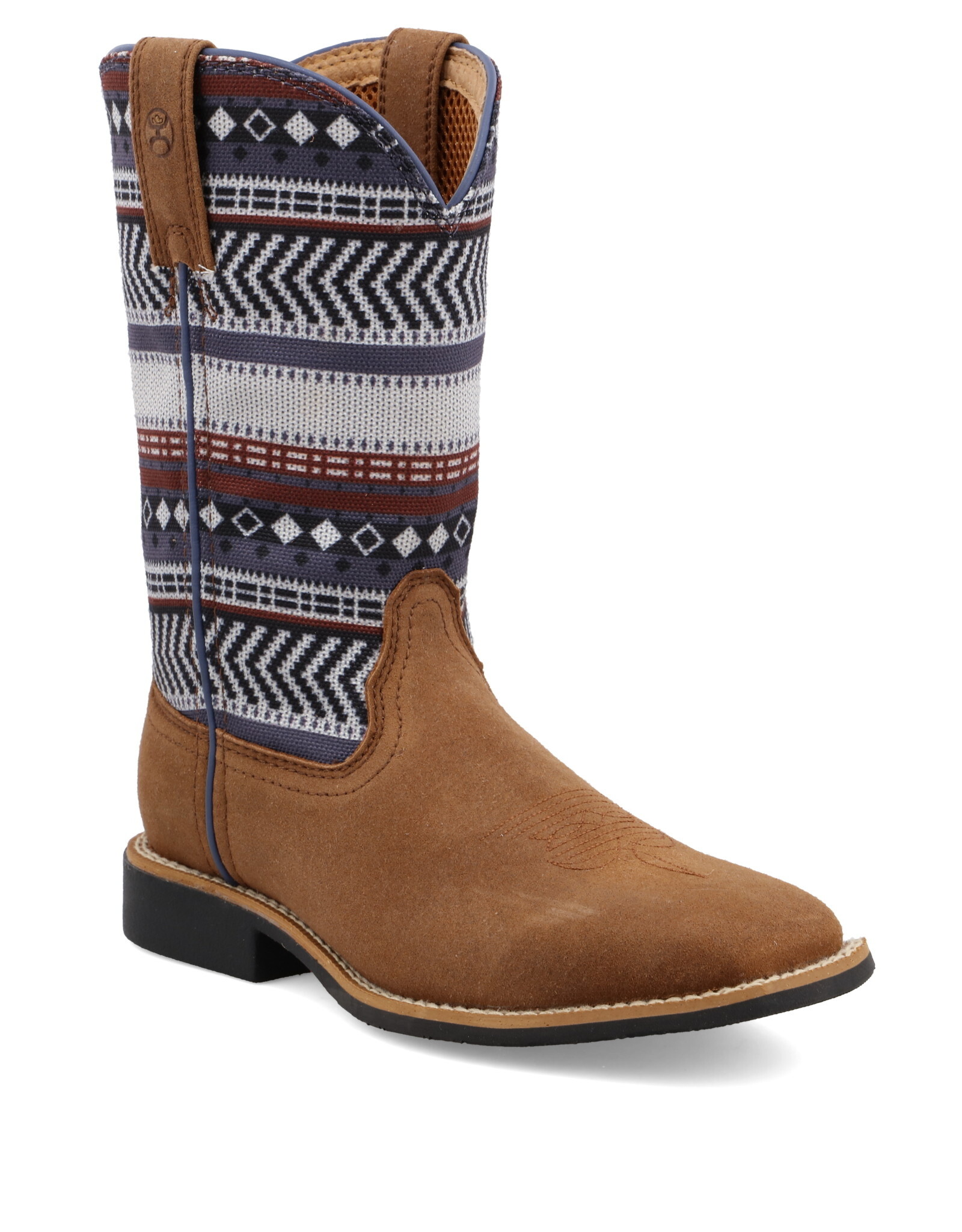 Kids Hooey Twisted X Multi Color Grey Brown Western Cowboy Boot