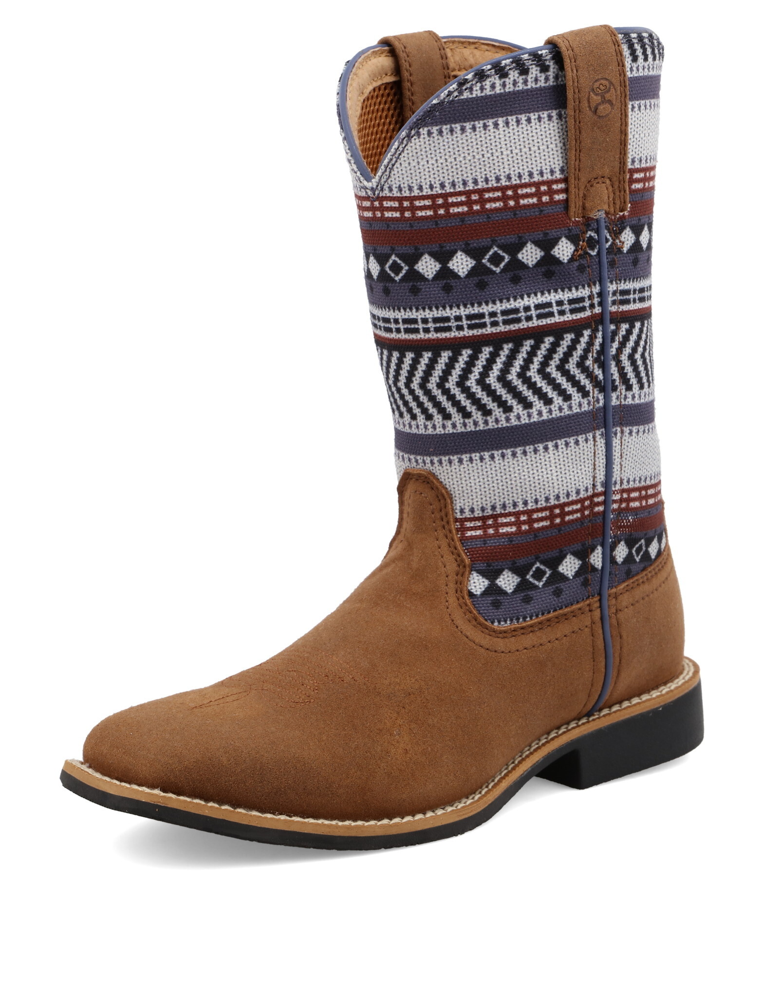 Kids Hooey Twisted X Multi Color Grey Brown Western Cowboy Boot