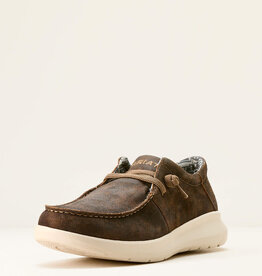 Ariat Mens Ariat Hilo Stretch Lace Up Western Brown Shoe