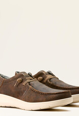 Ariat Mens Ariat Hilo Stretch Lace Up Western Brown Shoe