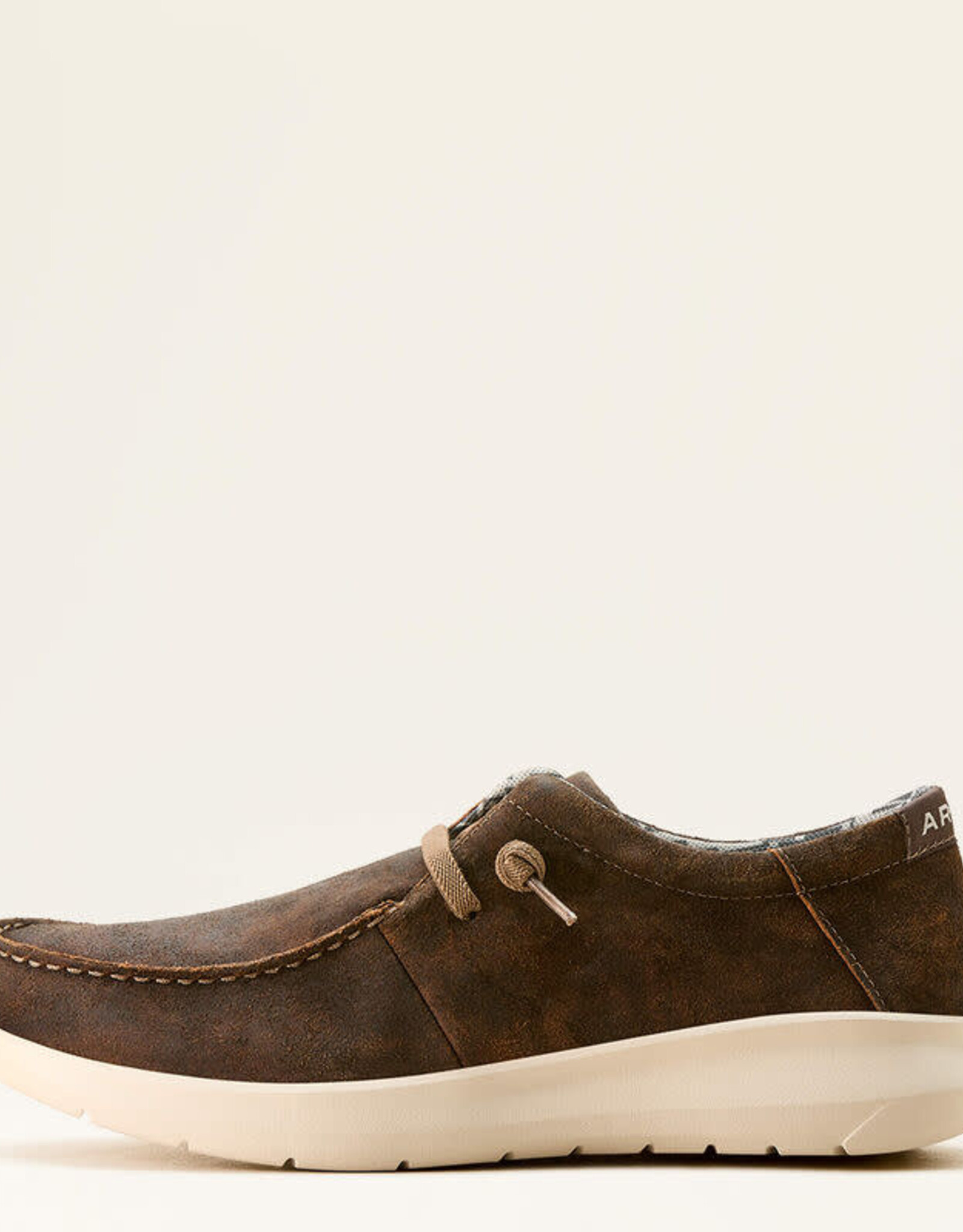 Ariat Mens Ariat Hilo Stretch Lace Up Western Brown Shoe