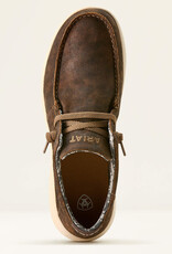 Ariat Mens Ariat Hilo Stretch Lace Up Western Brown Shoe
