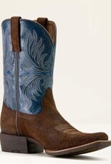 Ariat Mens Ariat Chocolate Smokehouse Roughout Cutter Toe Western Cowboy Boot