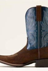 Ariat Mens Ariat Chocolate Smokehouse Roughout Cutter Toe Western Cowboy Boot