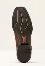 Ariat Mens Ariat Chocolate Smokehouse Roughout Cutter Toe Western Cowboy Boot