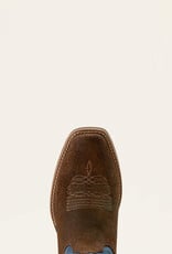 Ariat Mens Ariat Chocolate Smokehouse Roughout Cutter Toe Western Cowboy Boot