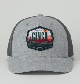 Cinch Mens Cinch Pioneers & Patriots Patch Grey Mesh Snapback Trucker Ball Cap