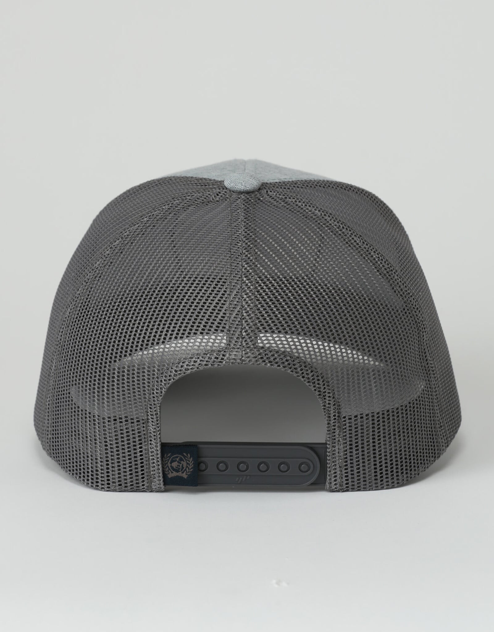 Cinch Mens Cinch Pioneers & Patriots Patch Grey Mesh Snapback Trucker Ball Cap