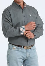 Cinch Mens Classic Cinch Teal Geo Print Long Sleeve Western Button Shirt
