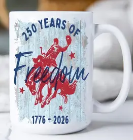 250 Years of Freedom Western Coffee Cup