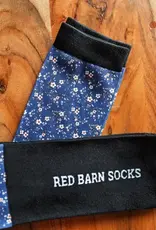 Red Barn Socks Red Barn Petal Poppin Blue Floral Boot Socks
