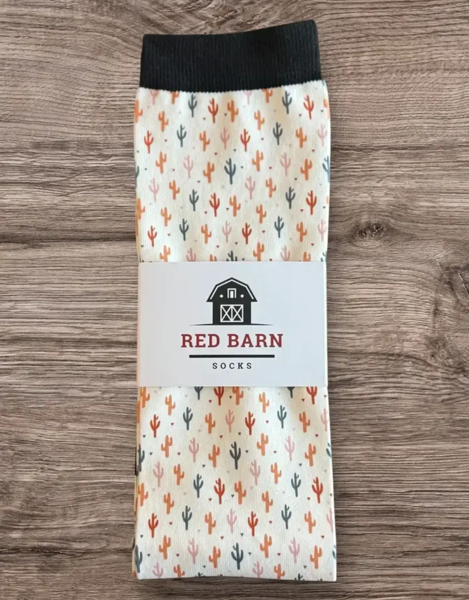 Red Barn Socks Red Barn Stay Sharp Cactus Print Boot Socks