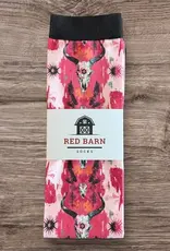 Red Barn Socks Red Barn Wild At Heart Longhorn Skull Print Boot Socks