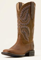 Ariat Ariat Womens Cattle Caite Distressed Brown Square Toe Western Cowboy Boot