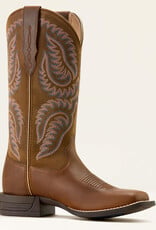 Ariat Ariat Womens Cattle Caite Distressed Brown Square Toe Western Cowboy Boot