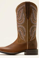 Ariat Ariat Womens Cattle Caite Distressed Brown Square Toe Western Cowboy Boot