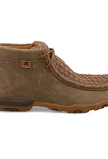 Womens Twisted X Brown Weave Chukka Driving Moc