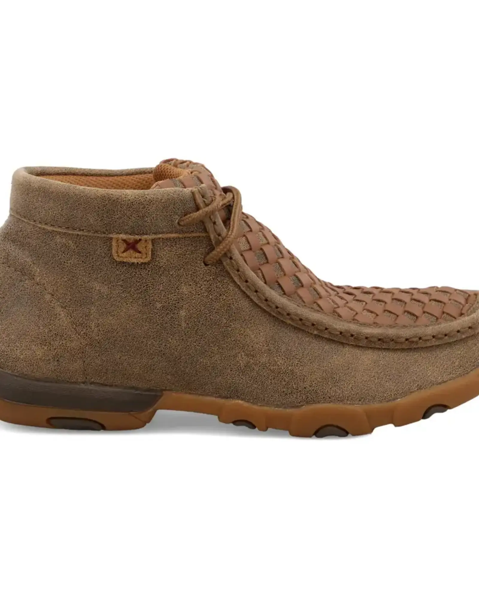 Womens Twisted X Brown Weave Chukka Driving Moc