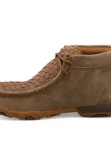 Womens Twisted X Brown Weave Chukka Driving Moc