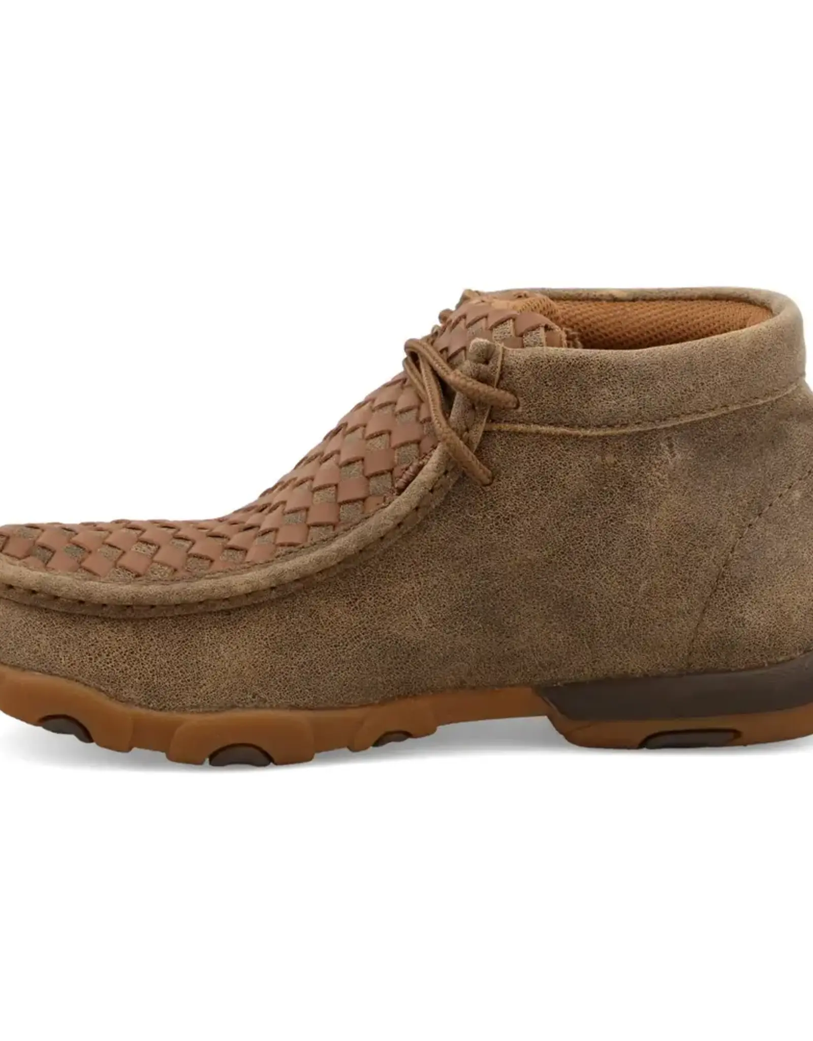 Womens Twisted X Brown Weave Chukka Driving Moc