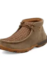 Womens Twisted X Brown Weave Chukka Driving Moc