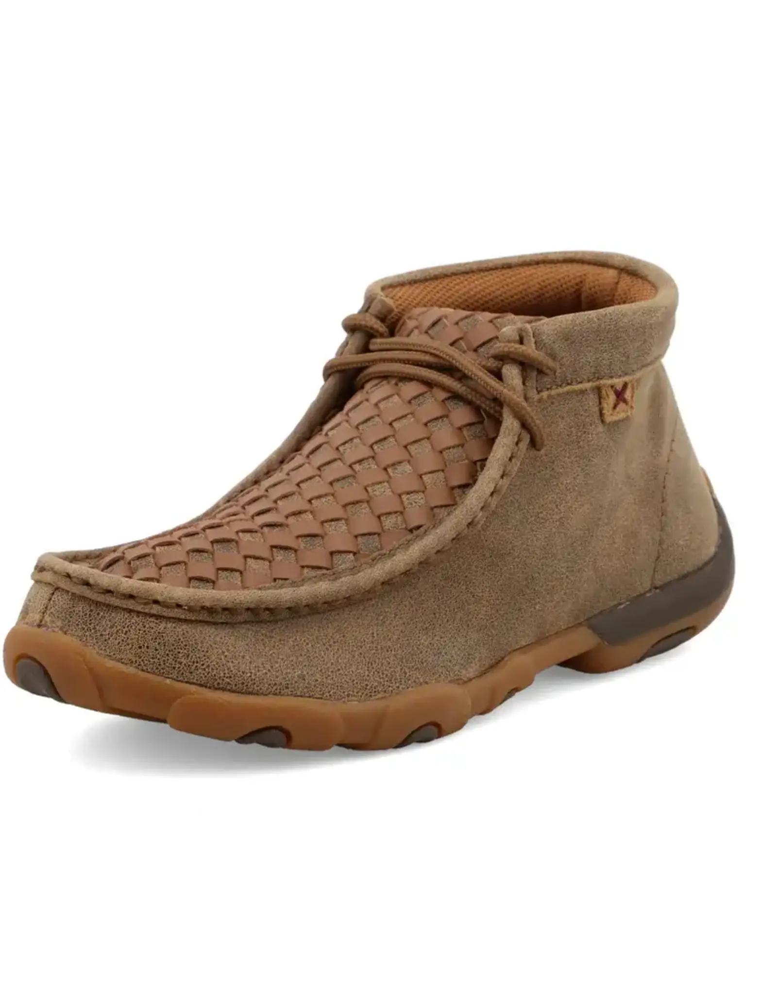 Womens Twisted X Brown Weave Chukka Driving Moc