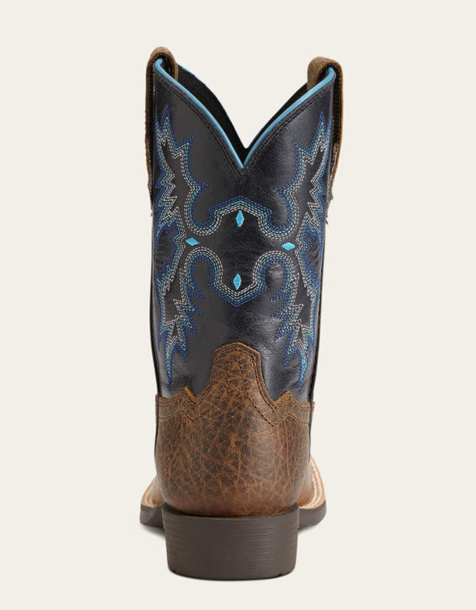 Ariat Ariat Kids Earth Navy  Square Toe Tombstone Cowboy Boot