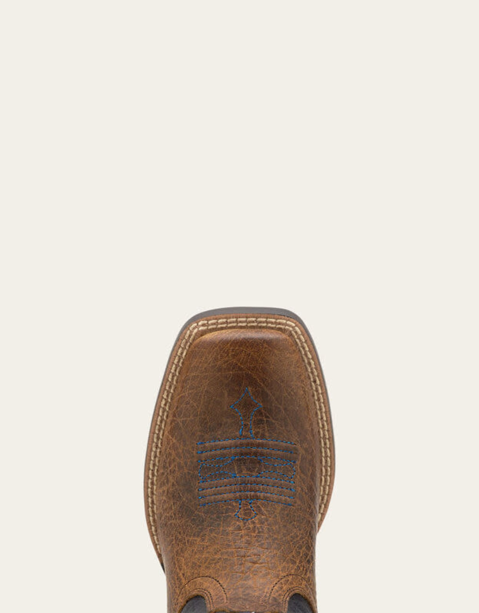 Ariat Ariat Kids Earth Navy  Square Toe Tombstone Cowboy Boot