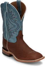 Ariat Mens Tony Lama American Bison Avett Square Toe Western Cowboy Boot