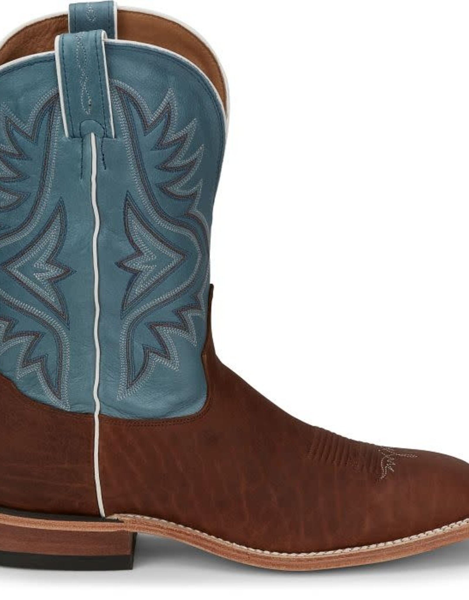 Ariat Mens Tony Lama American Bison Avett Square Toe Western Cowboy Boot