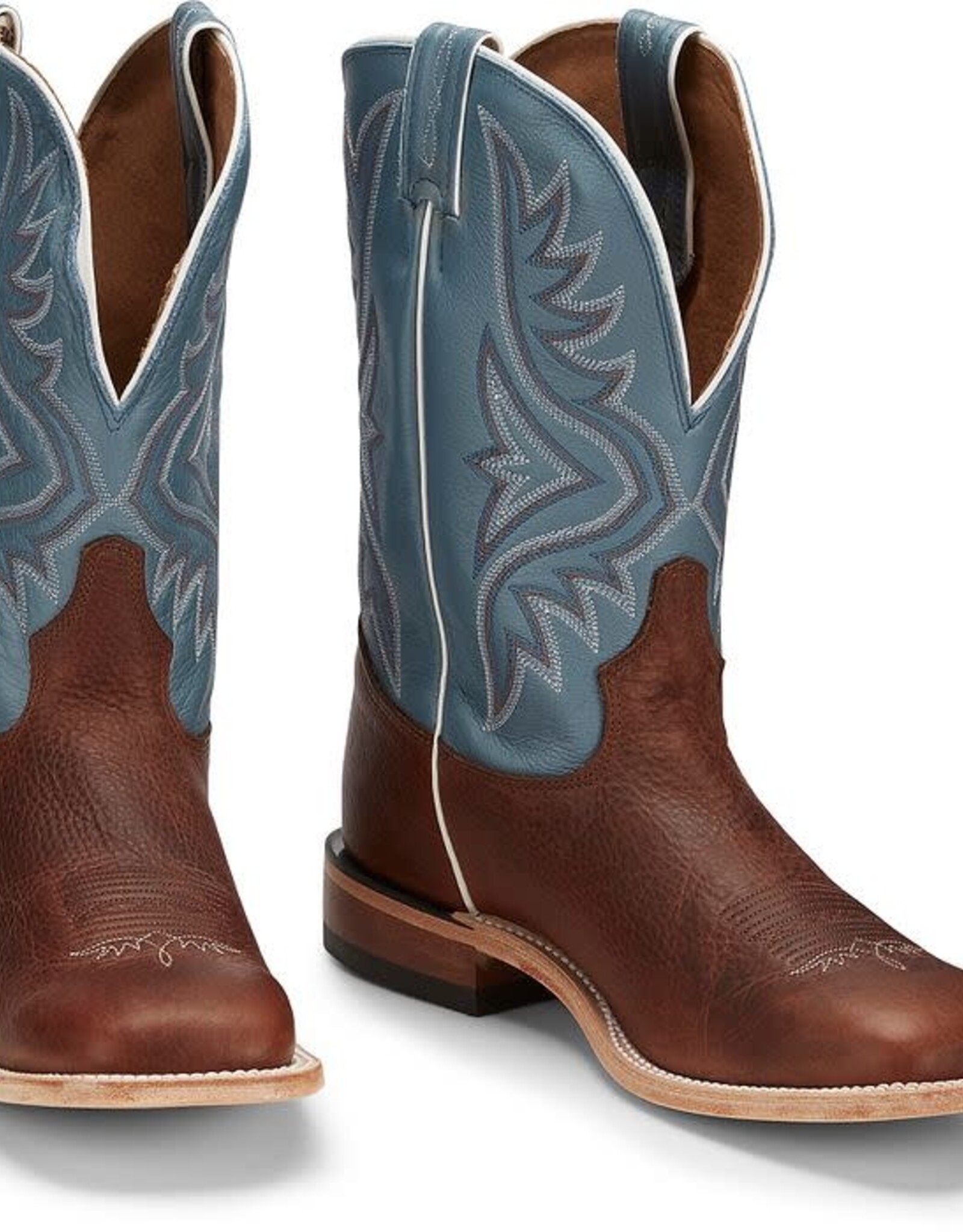 Ariat Mens Tony Lama American Bison Avett Square Toe Western Cowboy Boot