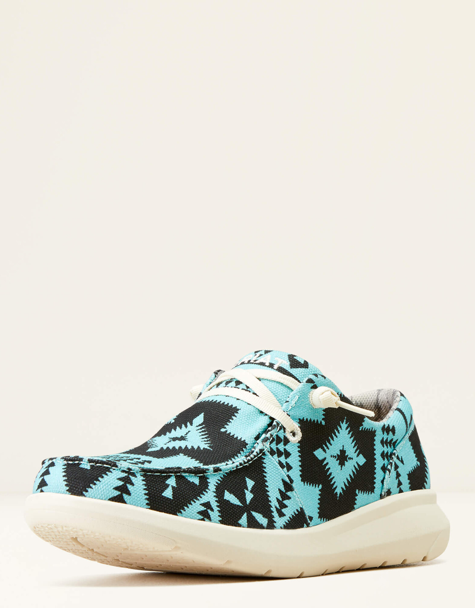 Ariat Womens Ariat Turquoise Black Saddle Blanket Aztec Hilo Shoe