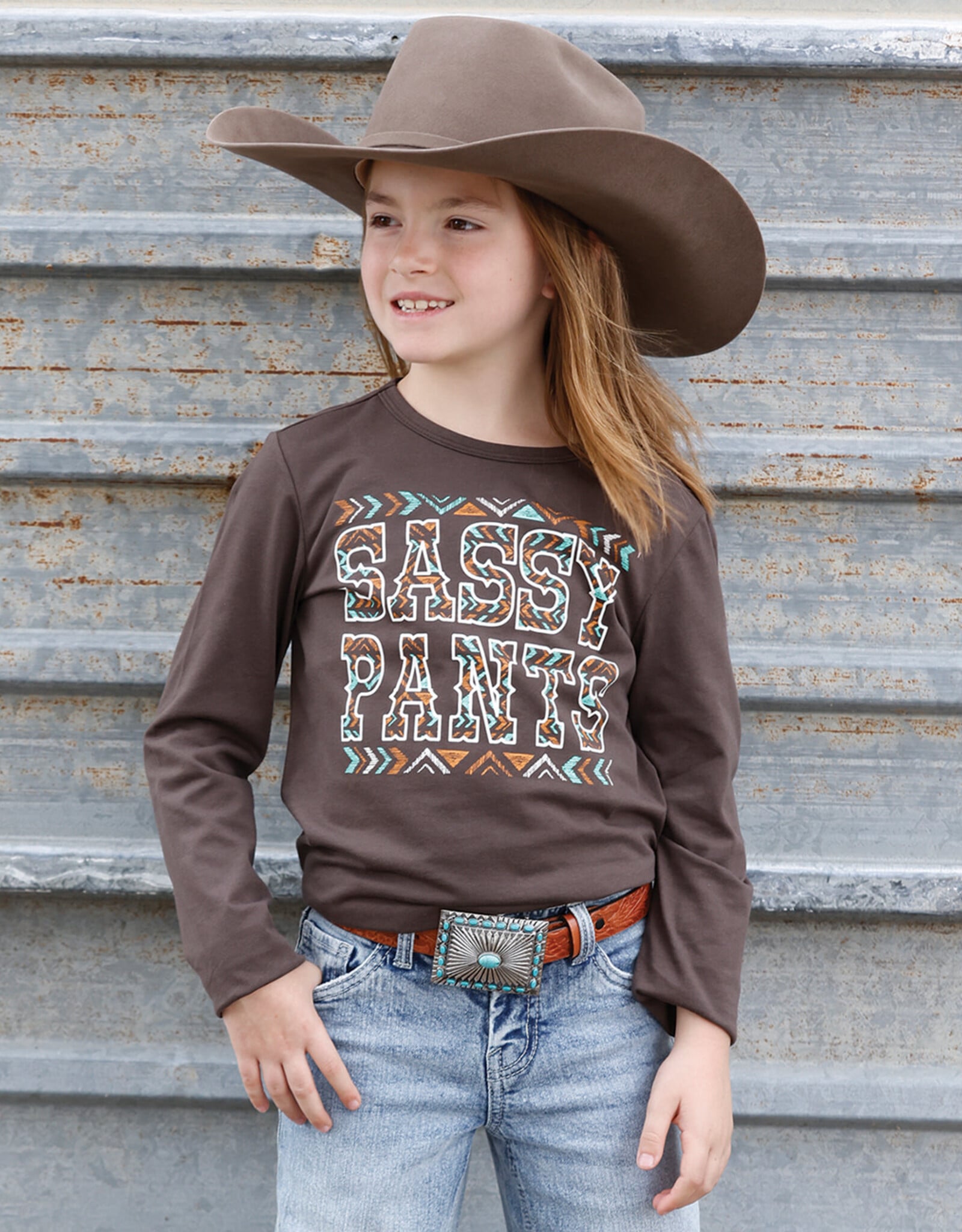 Cruel Girl Girls Sassy Pants Long Sleeve Graphic Shirt
