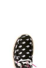 Ariat Womens Ariat Black Midnight Embroidered Western Cowboy Hat Hilo Doodle Shoe