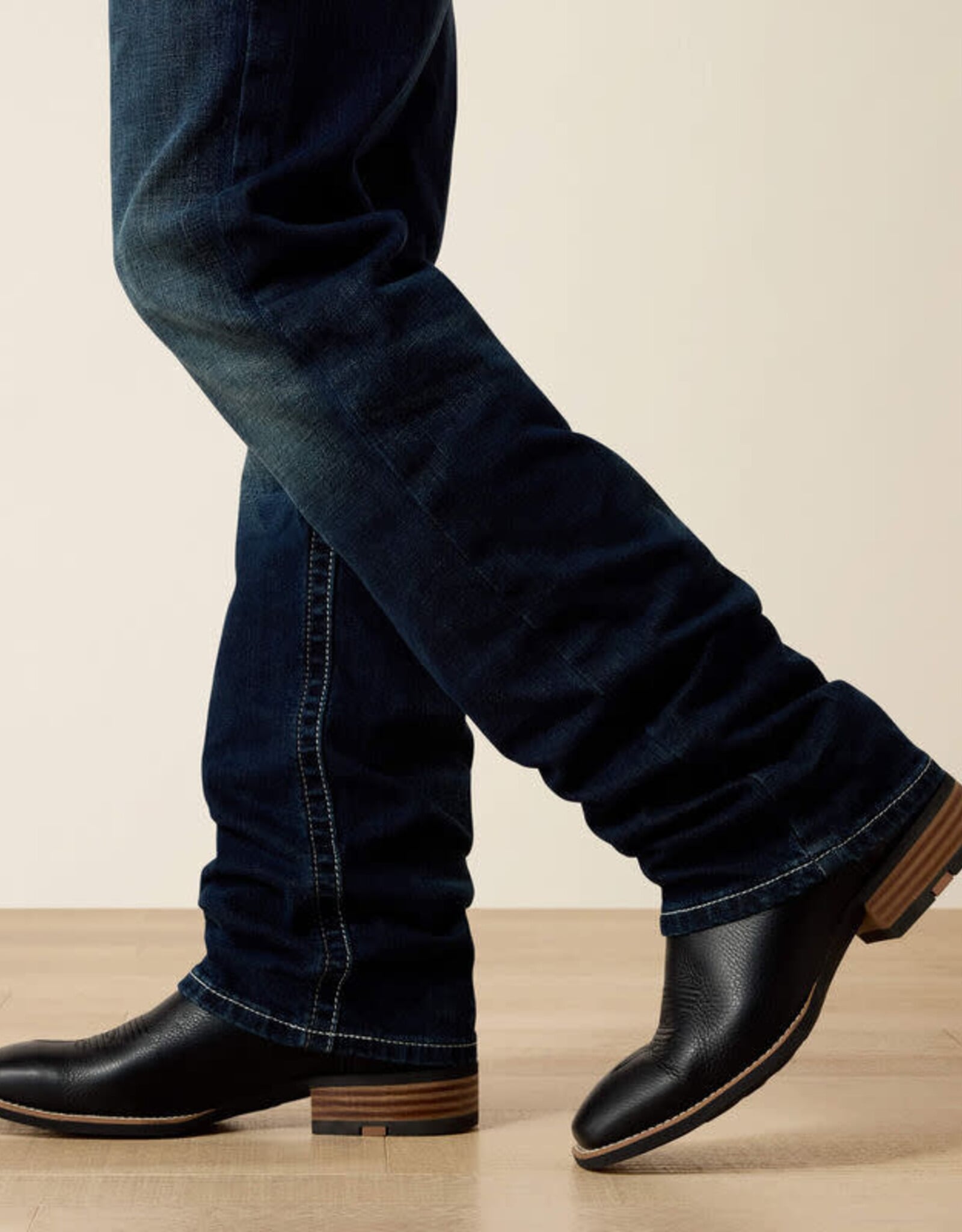 Ariat Mens Ariat Coltrane Nightingale M5 Stretch Straight Leg Stackable Western Riding Jean